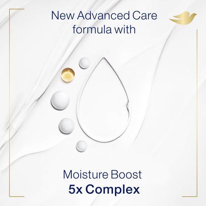 Dove Advanced Care Shea Butter & Warm Vanilla Hand Wash for soft, smooth skin, Bottle Refill nourishes skin 10 layers deep, 1 L (Pack Of 3) Dove