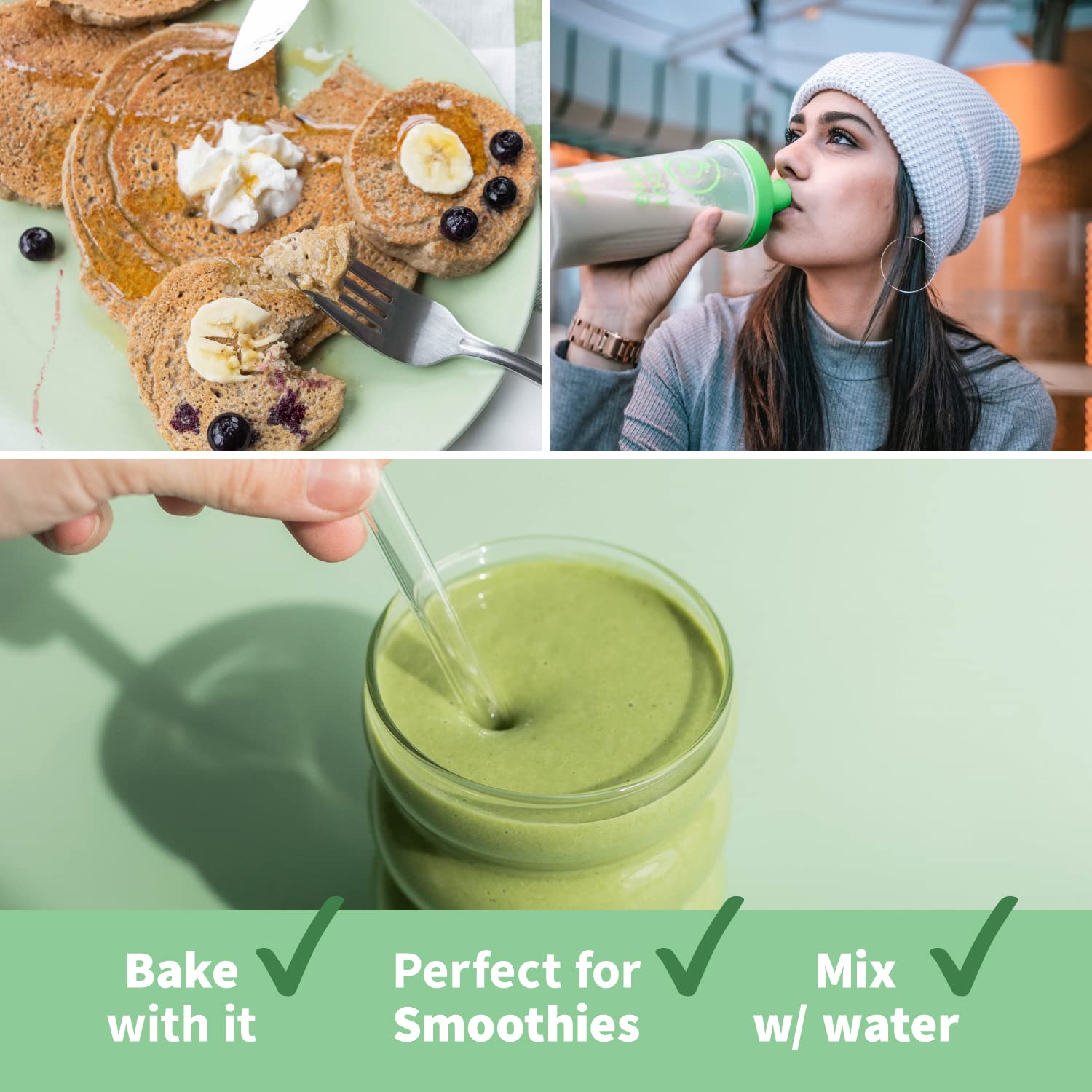 Sprout Living Epic Protein Powder, Vanilla Lucuma Flavor, Organic Plant Protein, Gluten Free, No Additives, 19 Grams Clean Vegan Protein (1 pound,13 servings) Sprout Living