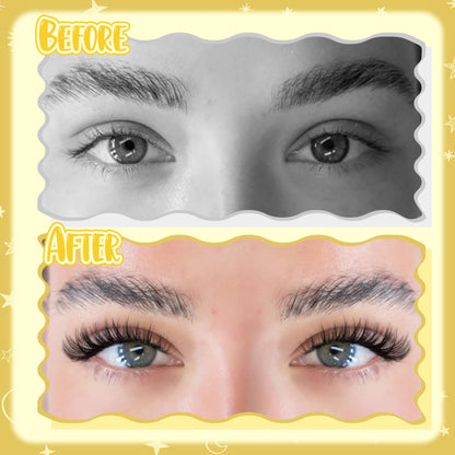 Lash Clusters Natural Eyelash Clusters 8-12MM Wispy Lash Extensions C Curve Individual Lashes Clear Band Cluster Lashes Clean Makeup DIY Lash Pack (Short Ver.) - Available at All In One Marketplace Canada