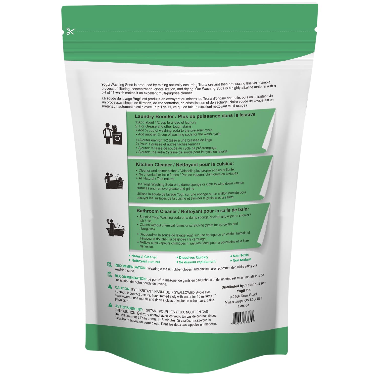 Yogti Super Washing Soda, 10 Pounds - Available at All In One Marketplace Canada