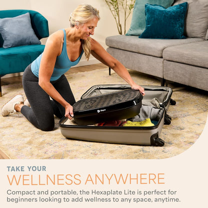 Lifepro HexaplateLite Vibration Plate Exercise Machine-Small & Lightweight LifePro