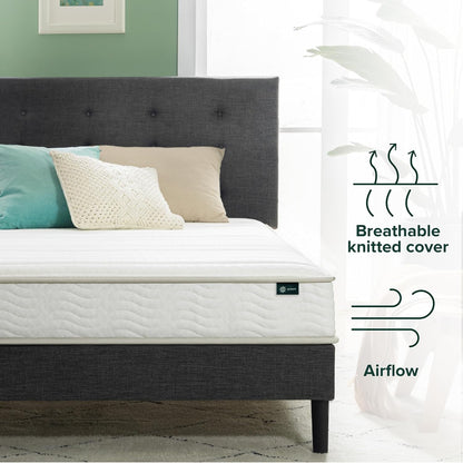 Zinus Narrow Twin Mattress - 6 Inch Foam and Spring Hybrid Mattress, Affordable Mattress, CertiPUR-US Certified Foam with Pressure Relief, Mattress in a Box, 10-Year Warranty, Narrow Twin, 30"x75" Zinus