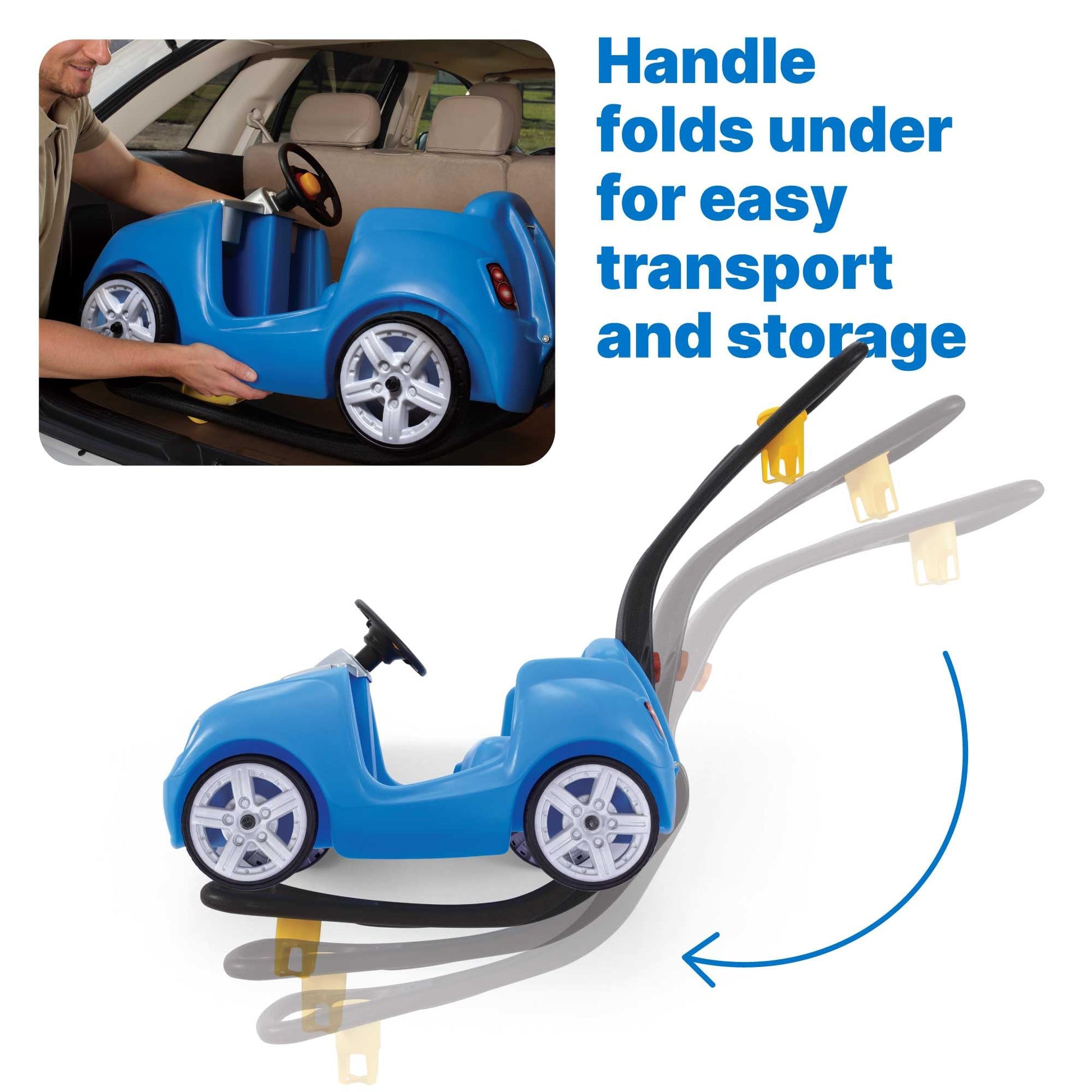 Step2 Whisper Ride II, Blue - 823000 Step2