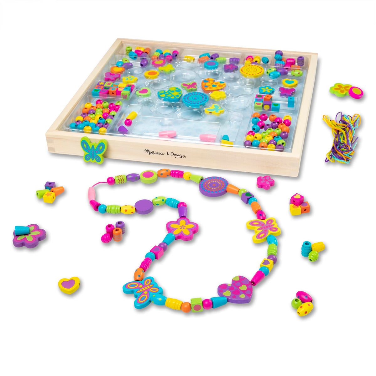 Melissa & Doug Created by Me! Bead Bouquet Deluxe Jewelry Kit