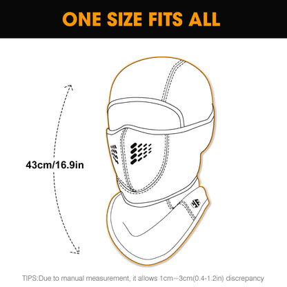 WTACTFUL Ski Mask for Men, Neoprene Balaclava Face Mask Men Cover for Cold Weather Winter Warm Breathable Windproof Thermal Ski Masks for Skiing Snowboarding Snowmobile Motorcycle Black 🍁 All In One Marketplace Canada