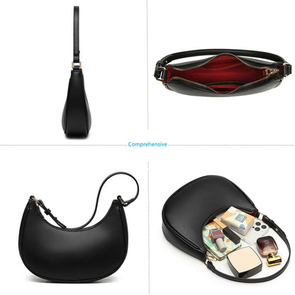Barabum Retro Classic Clutch Shoulder Tote HandBag with Zipper Closure for Women, 6-a, Small - Available at All In One Marketplace Canada
