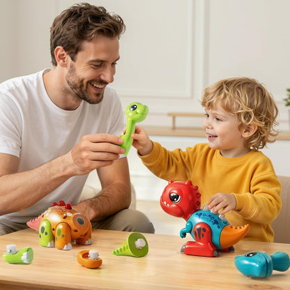 POPDOLL Dinosaur Building Toys for 1 2 3 Year Old Boys Girl Gift 🍁 All In One Marketplace Canada