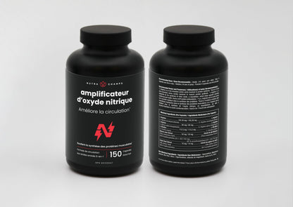 Nitric Oxide Supplement – L-Arginine, L-Citrulline Malate, AAKG, Pine Bark & Grape Seed Extract – Extra Strength Nitric Oxide Booster for Men – Supports Energy, Circulation, Stamina (Pack Of 1) - Available at All In One Marketplace Canada