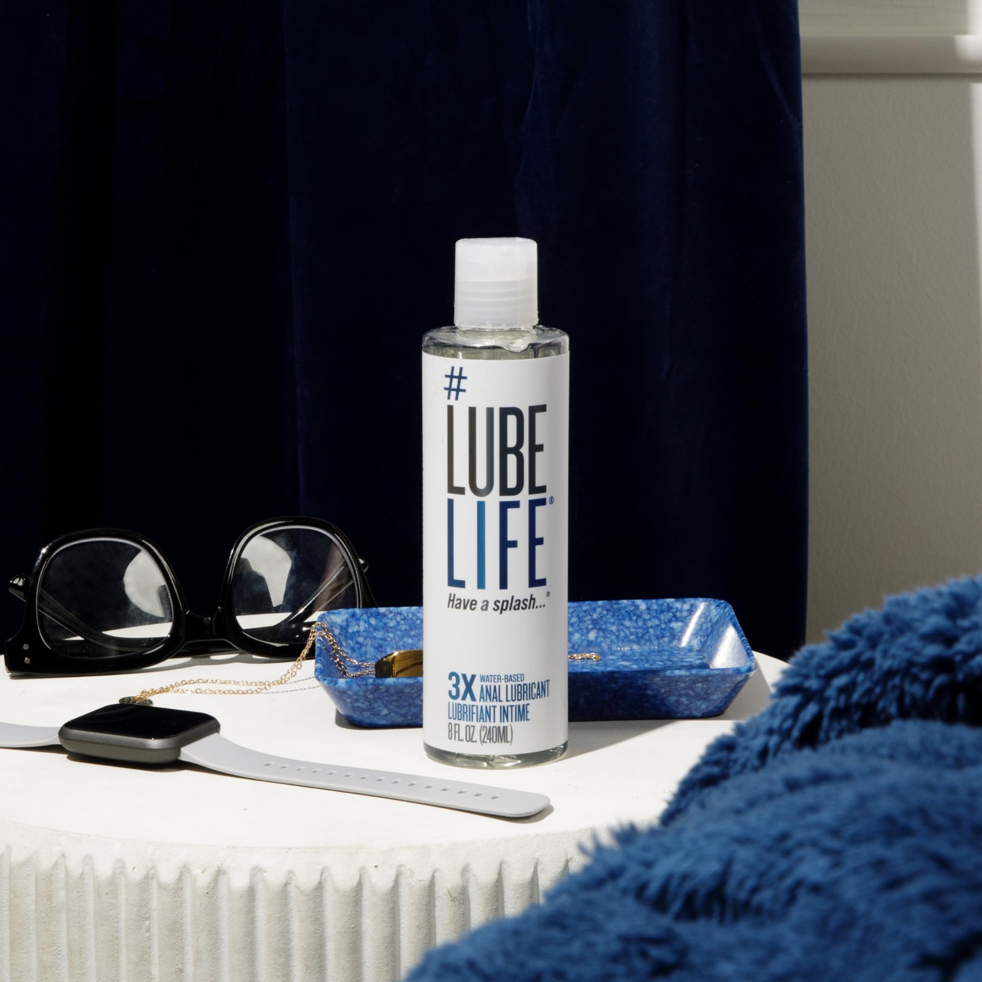 LubeLife 3X Anal Personal Lubricant, Thicker Water-Based lube for Men, Women and Couples, Extra Protection, Non-Sticky, Smooth Glide, 8 Fl Oz - Available at All In One Marketplace Canada