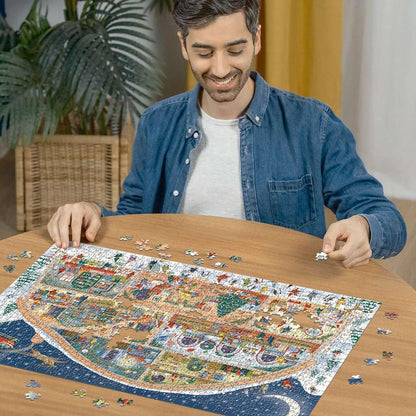 Ravensburger Santa’s Workshop – 1000 Piece Jigsaw Puzzle | A Magical North Pole Creation | Perfect for Holiday Puzzling 🍁 All In One Marketplace Canada