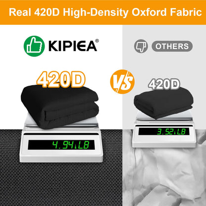 Kipiea Rectangular Patio Furniture Cover, Outdoor Table Chair Set Covers, Waterproof&Anti-UV General Seat Cover,98" L x 98" W x 28" H