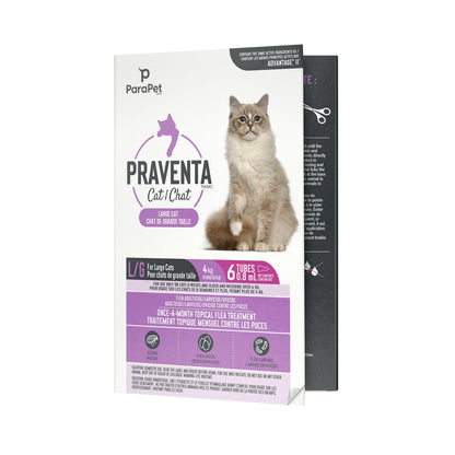 Parapet Praventa for Large Cats - 6 Tubes ParaPet