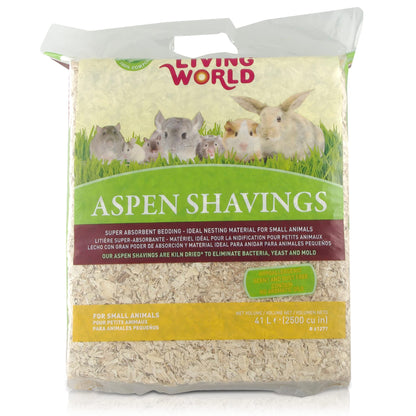 Living World Aspen Shavings - 41 L (2500 cu in)