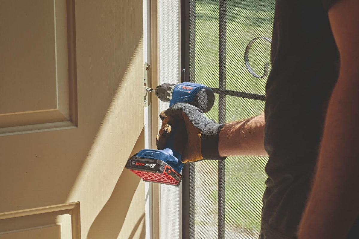 BOSCH GSR18V-400B22 18V Compact Brushless 1/2 in. Drill/Driver Kit with (2) 2.0 Ah Slimpack Batteries