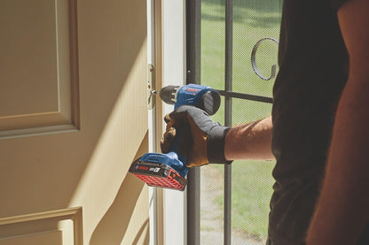 BOSCH GSR18V-400B22 18V Compact Brushless 1/2 in. Drill/Driver Kit with (2) 2.0 Ah Slimpack Batteries