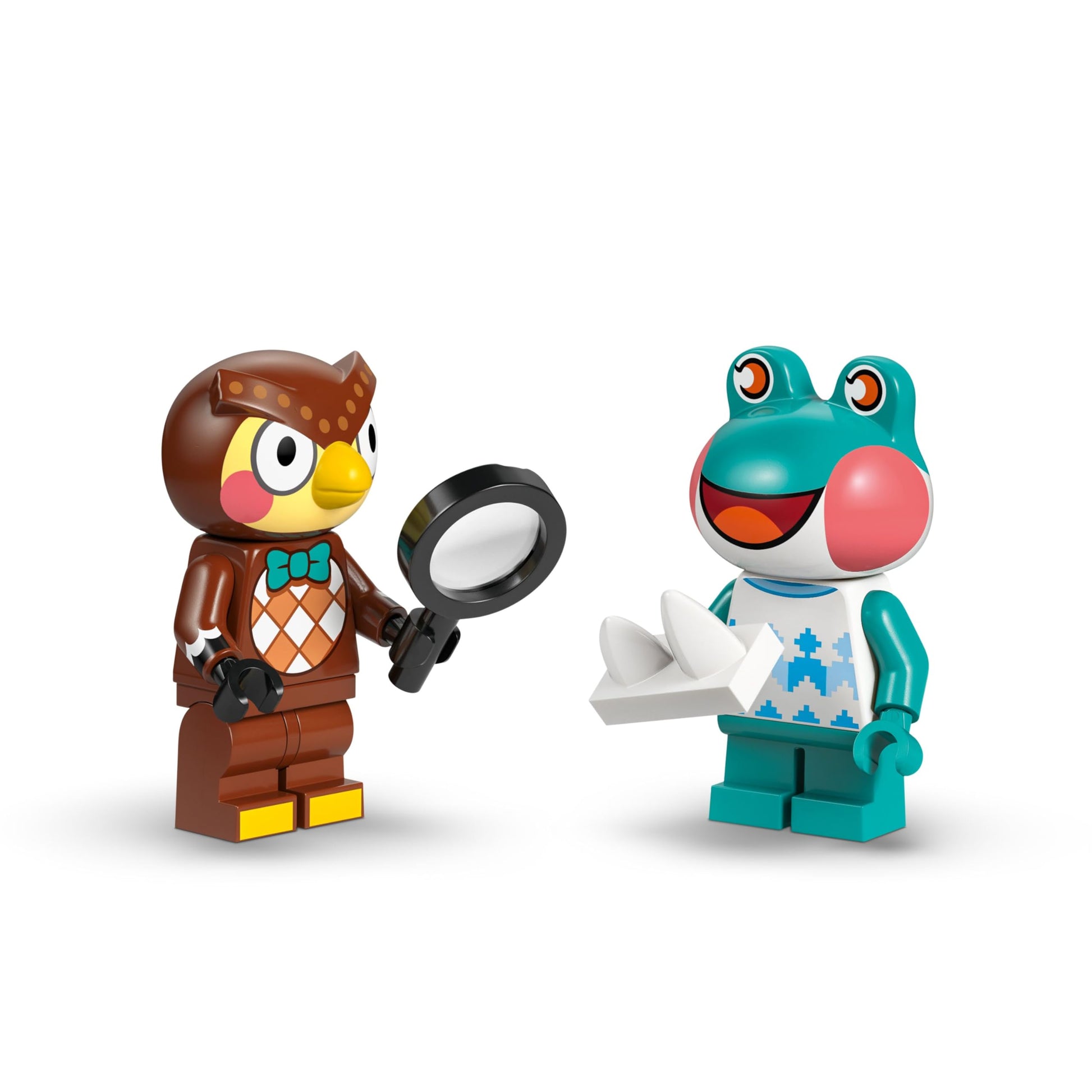 LEGO Animal Crossing Blathers’s Museum Collection Building Toy - Pretend Play Set W/2 Toy Minifigures for Girls & Boys, Ages 7+ - Building Blocks for Kids - Gift Idea for Birthdays & Gamers - 77056 LEGO