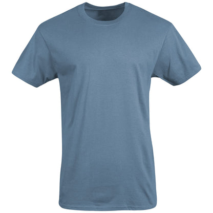 T-shirts à col rond Gildan pour homme, lot de 5, style G1100, bleu marine/bleu marine chiné/bleu indigo, XX-Large