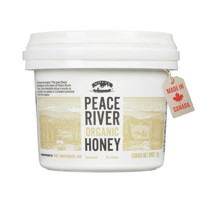 Peace River Organic Creamed Honey | 100% Pure Canadian Raw Honey | Unpasteurized | Smooth & Spreadable | Preservative-Free | 2kg Pail
