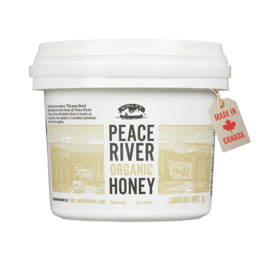 Peace River Organic Creamed Honey | 100% Pure Canadian Raw Honey | Unpasteurized | Smooth & Spreadable | Preservative-Free | 2kg Pail