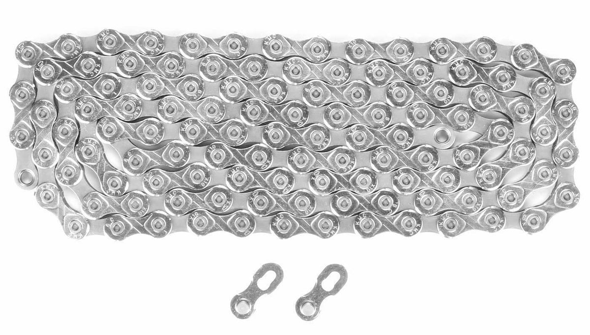 KMC X10.93, Nickel Plated 116 Link 10 Speed Chain