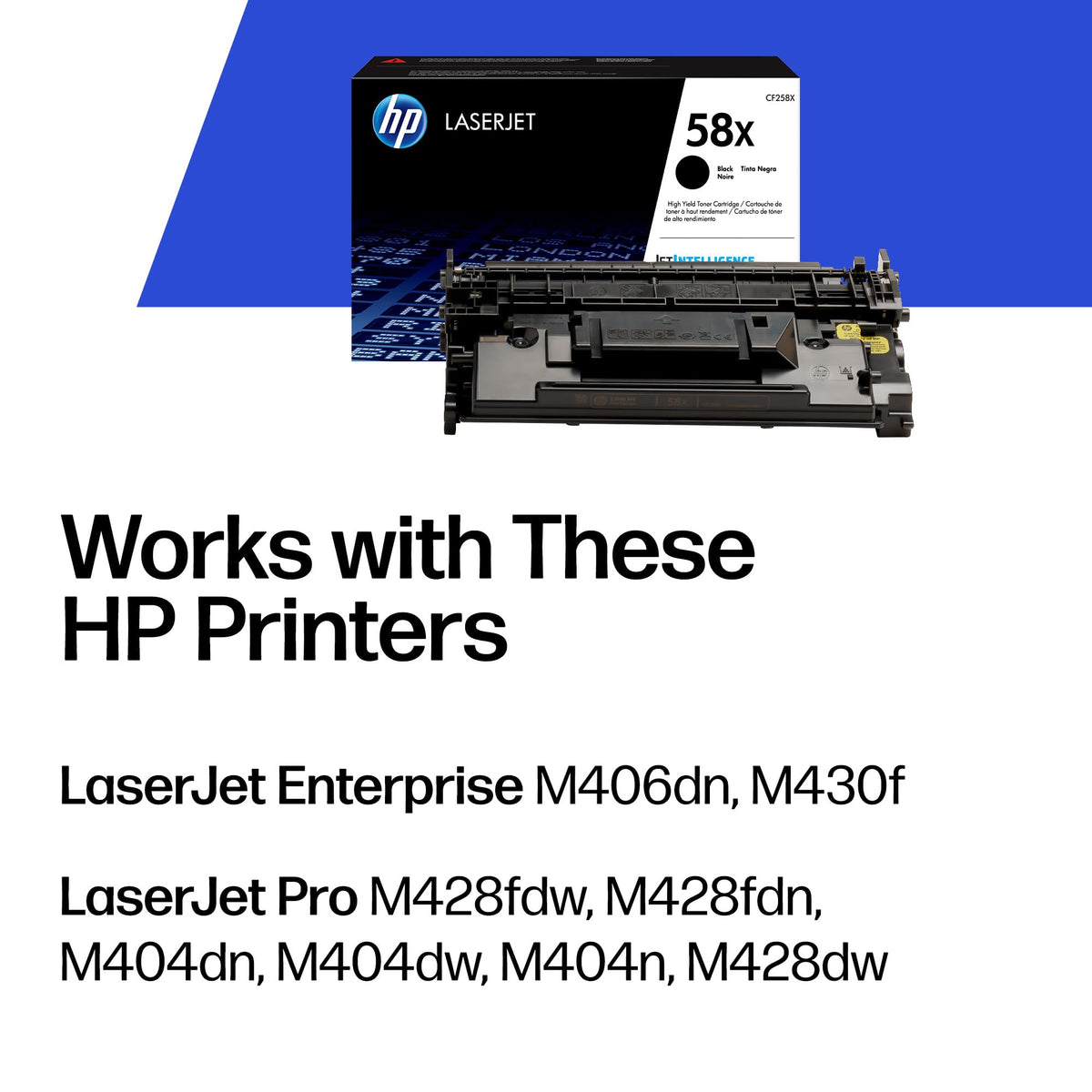 HP 58X (CF258X) High Yield Black Original Toner Cartridge