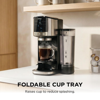 Ninja DualBrew Coffee Maker | Grounds & Pods | Stainless Steel | GP161C
