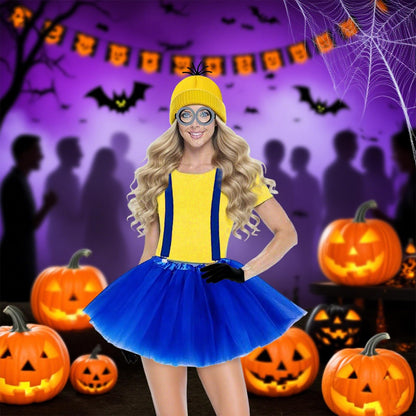 5Pcs Halloween Cosplay Costume for Adults Goggles Beanie Tutu Skirt Birthday Christmas Party Accessories 🍁 All In One Marketplace Canada