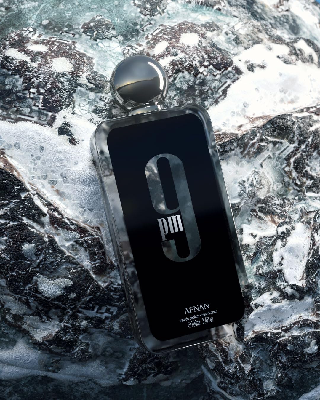 Afnan 9 Pm for Men Eau de Parfum Spray, 3.4 Ounce - Available at All In One Marketplace Canada