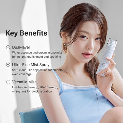 Dr.Althea 345 Relief Cream Mist | Hydrating Facial Mist with Rice Extract | Soothing Care for Sensitive Skin | Vegan Korean Skincare, 100ml - Available at All In One Marketplace Canada