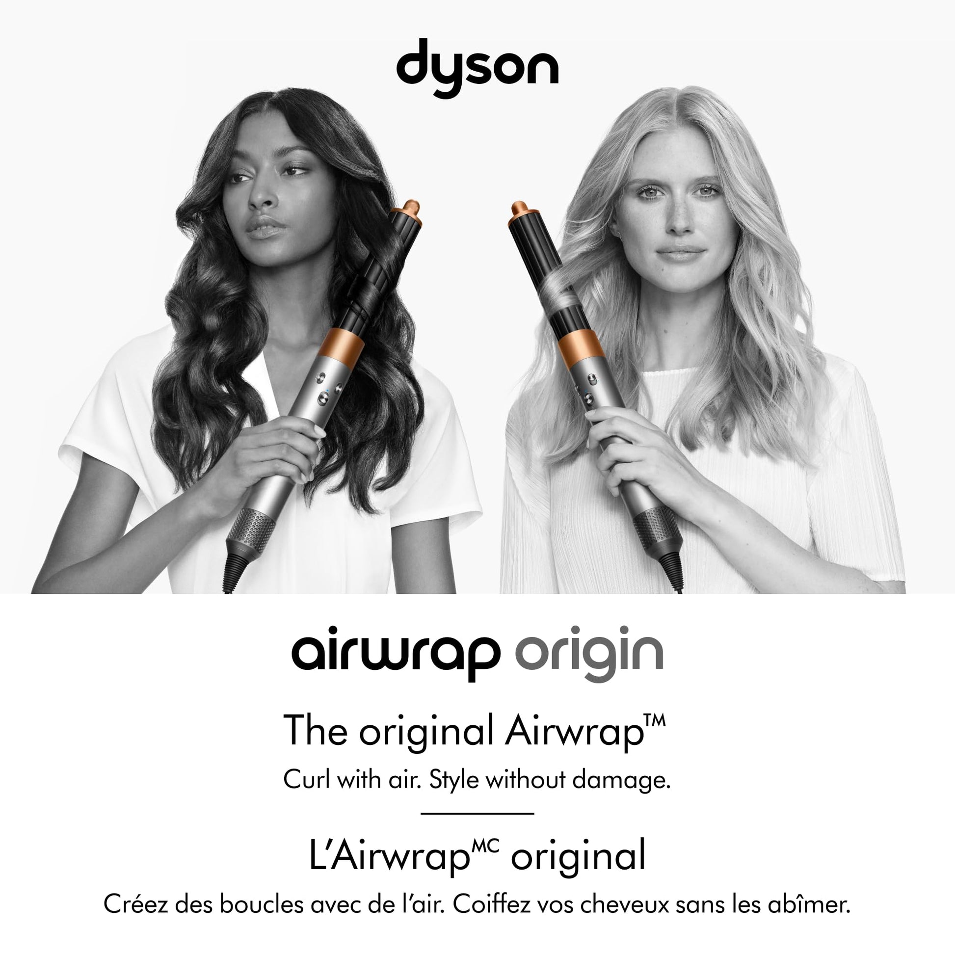 Dyson Airwrap™ Origin multi-styler in Nickel and copper - Available at All In One Marketplace Canada