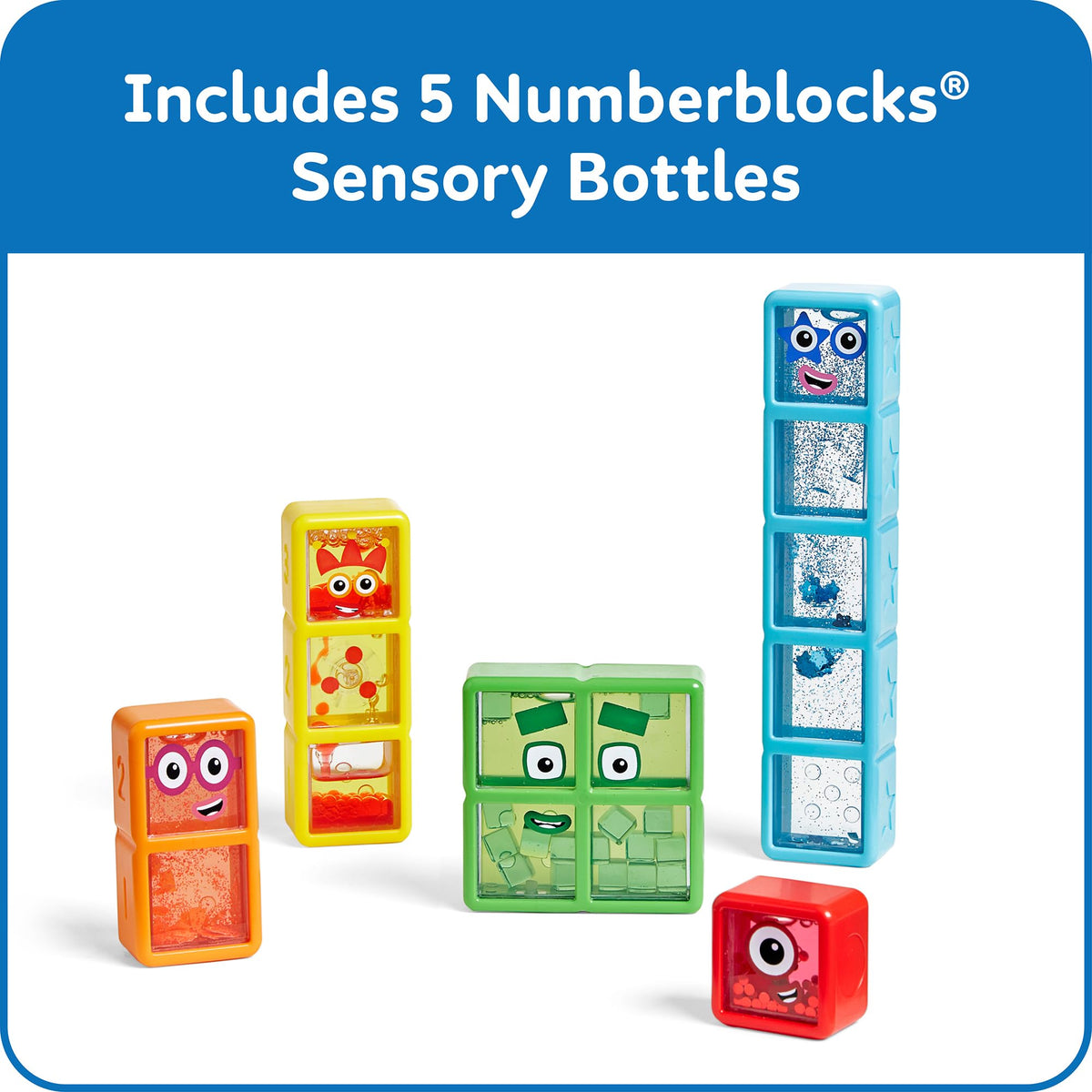 hand2mind Numberblocks One to Five Sensory Bottles