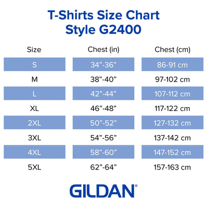 Gildan Men's Ultra Cotton Long Sleeve T-Shirt, Style G2400, Multipack, Black (2-Pack), Large
