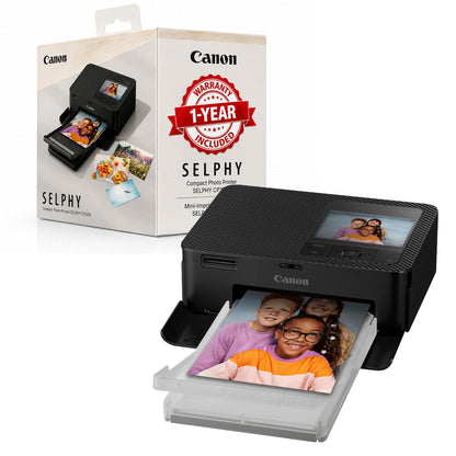 Canon SELPHY CP1500 Compact Photo Printer, Wireless Portable Photo Printer with Wi-Fi, AirPrint & Memory Card Printing, 3.5-Inch LCD Display, Black 🍁 All In One Marketplace Canada