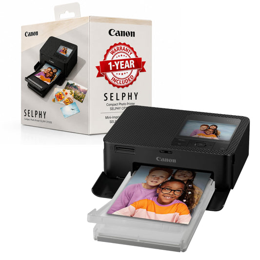 Canon SELPHY CP1500 Compact Photo Printer, Wireless Portable Photo Printer with Wi-Fi, AirPrint & Memory Card Printing, 3.5-Inch LCD Display, Black 🍁 All In One Marketplace Canada Canon