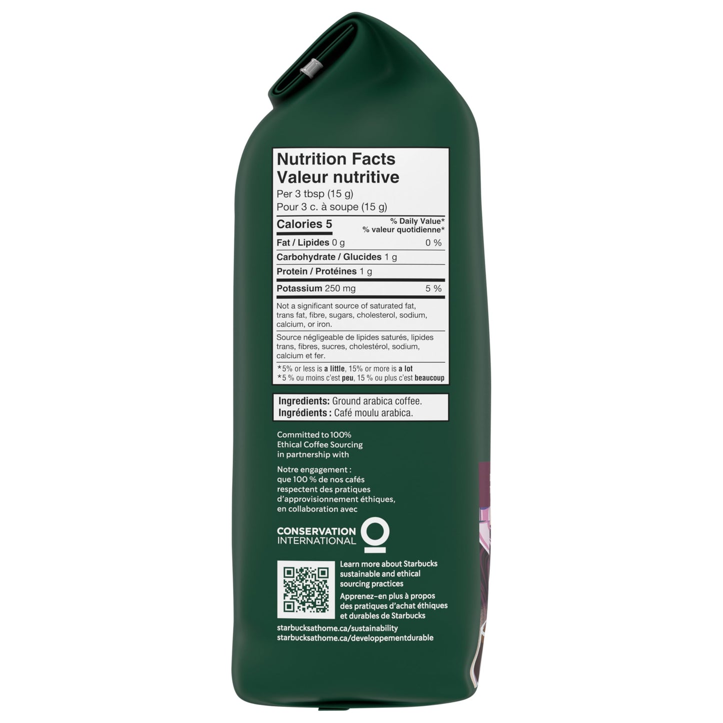 Starbucks Espresso Roast Ground Coffee 340g - 6 Pack Dark Roast