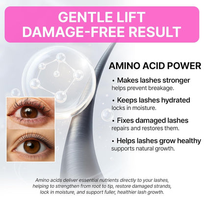 Korean Lash Lift Kit - 5 Sets At Home Eyelash Perm Kit with Upgraded Glue, Eyelash Lift, DIY Lash Perm Easy for Beginner & Professional, Semi Permanent Perming Wave Suitable For Salon & Home (Blue) - Available at All In One Marketplace Canada