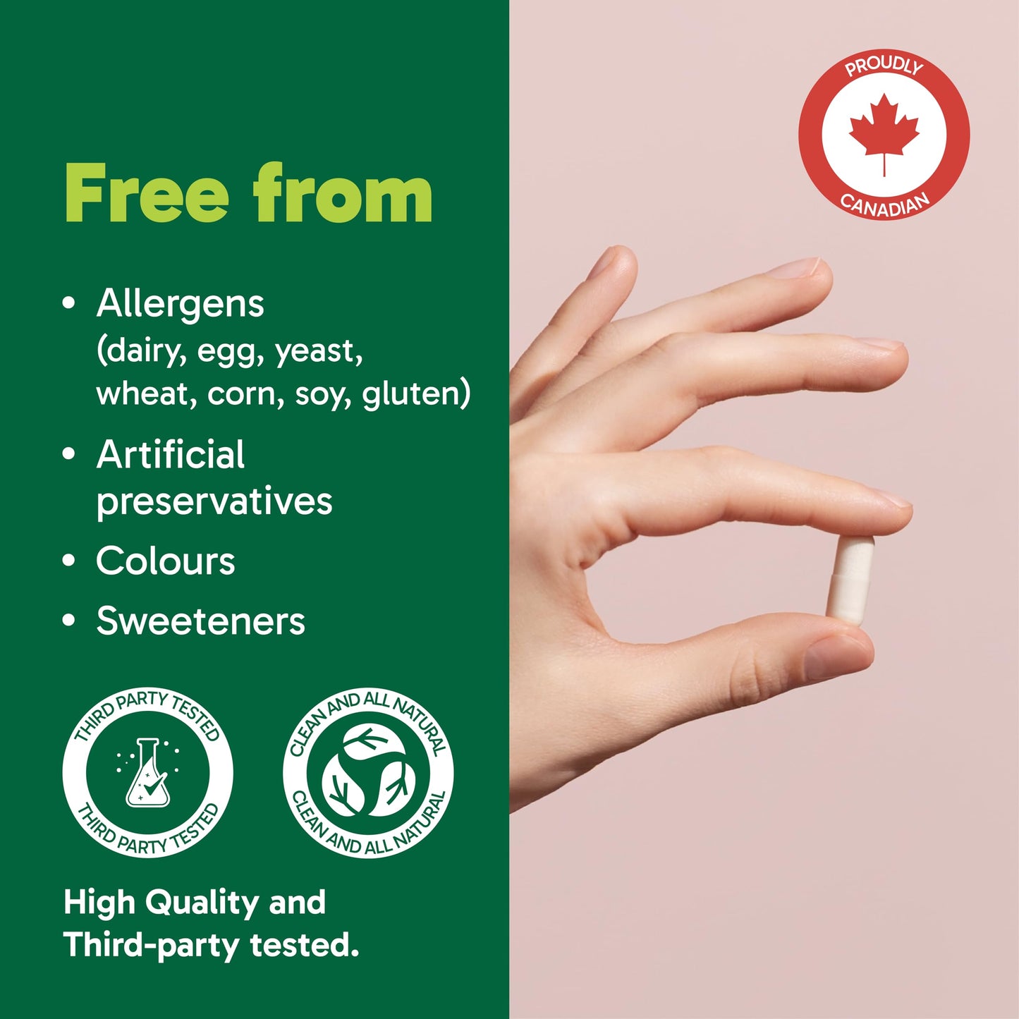Organika Canadian-Made NAD+ Booster - NRC - for Energy Metabolism, Healthy Aging, Vitamin B3, and Cellular Health - 60vcaps, 60 Day Supply - Available at All In One Marketplace Canada