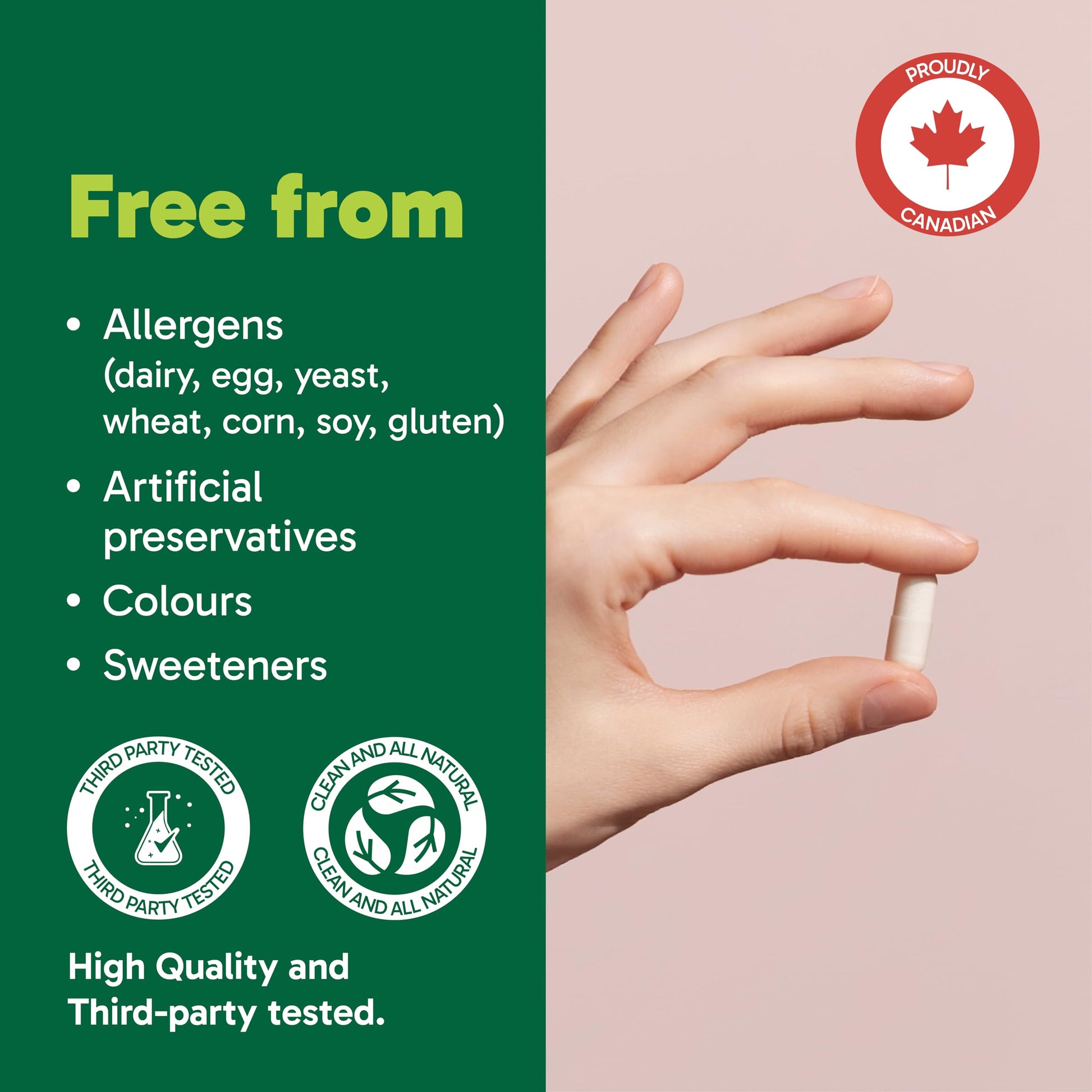 Organika Canadian-Made NAD+ Booster - NRC - for Energy Metabolism, Healthy Aging, Vitamin B3, and Cellular Health - 60vcaps, 60 Day Supply - Available at All In One Marketplace Canada