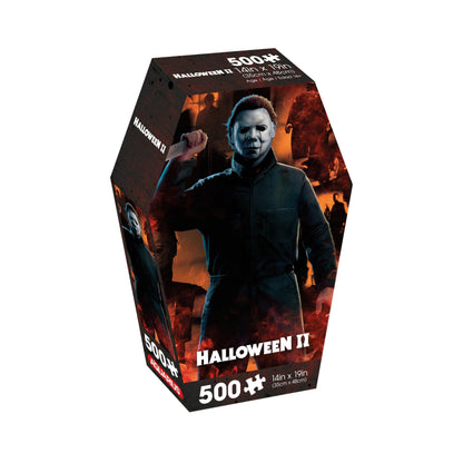 Puzzle Aquarius Halloween II 500 pièces (Puzzle de 500 pièces) - Anti-reflet - Ajustement précis - Marchandise et objets de collection sous licence officielle du film Halloween II - 35,5 x 48 cm