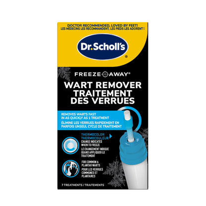 Dr. Scholl's Freeze Away Wart Remover, Removes Warts In As Little As 1 Treatment, 7 Count