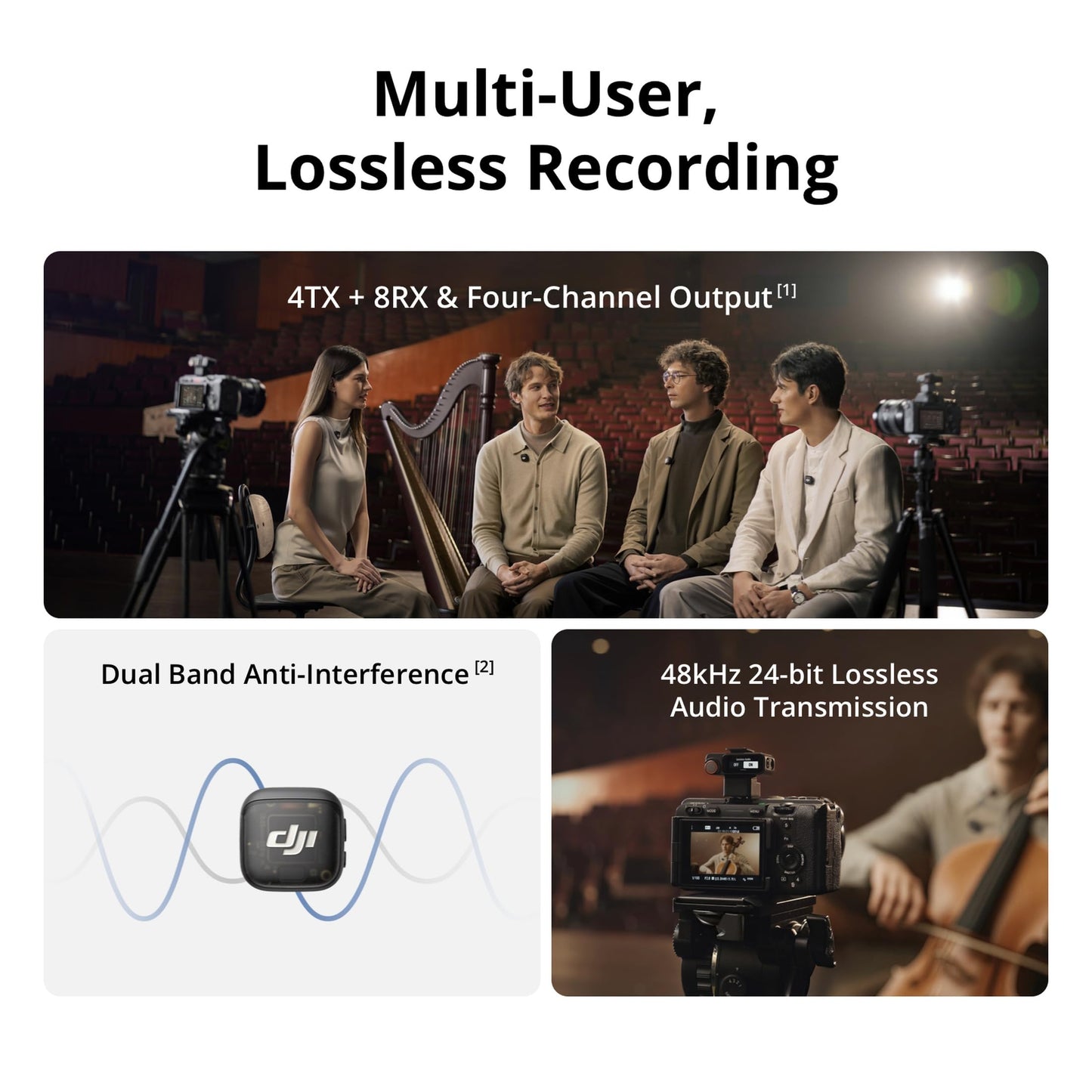 DJI Mic 3 Transmitter, Wireless Mini Microphone for iPhone/Camera/Android, Lightweight & Intuitive, Lavalier Microphone, 32-bit Float, Integrated Timecode, Vlog, Interview, Streaming 🍁 All In One Marketplace Canada
