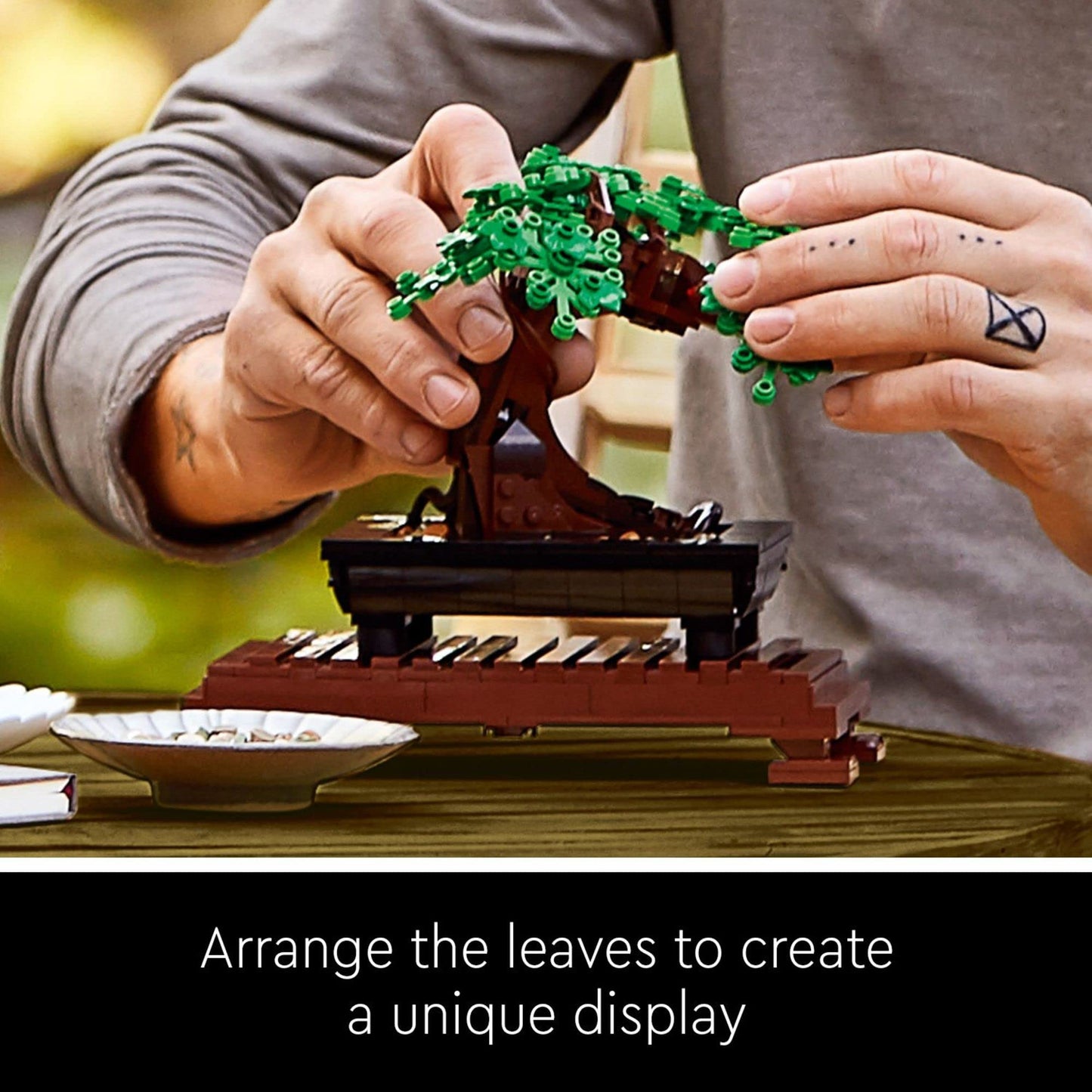 LEGO Icons Bonsai Tree Building Set - Artificial Bonsai Tree Plants for Home Decor, Adults Ages 18+ - Faux, Fake Plants for Table, Desk, Office - Birthday Gift for Men & Women - 10281 LEGO