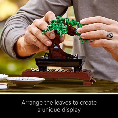 LEGO Icons Bonsai Tree Building Set - Artificial Bonsai Tree Plants for Home Decor, Adults Ages 18+ - Faux, Fake Plants for Table, Desk, Office - Birthday Gift for Men & Women - 10281 LEGO