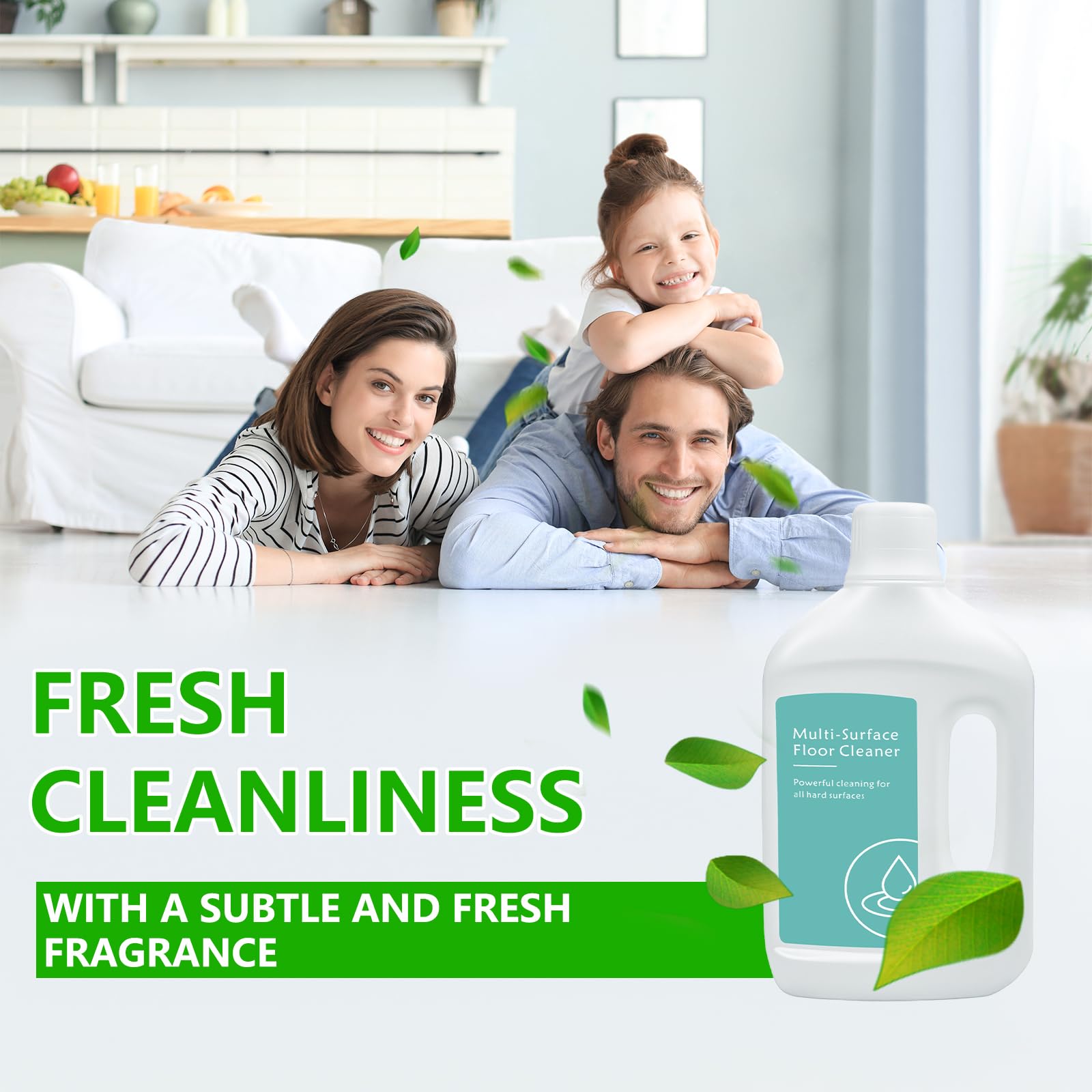 Floor Cleaning Solution for Dreame L40 Ultra/L50 Ultra/X50 Ultra/L10s Ultra Gen 2/X40 Ultra and Other L/X/Aqua/Matrix Series Robot Vacuum Cleaners, Multi-Surface Floor Cleaner Liquid, Fits MOVA, 1L - Available at All In One Marketplace Canada