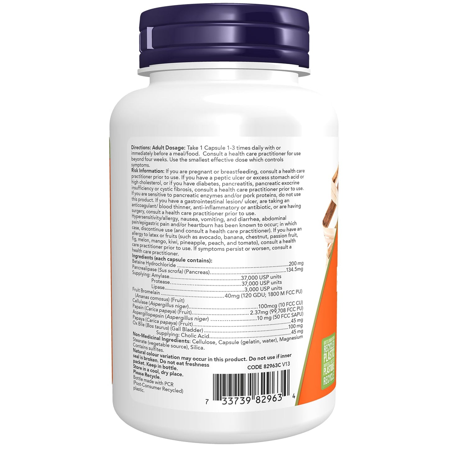 NOW Supplements, Super Enzymes, Formulated with Bromelain, Ox Bile, Pancreatin and Papain, Super Enzymes,90 Capsules - Available at All In One Marketplace Canada