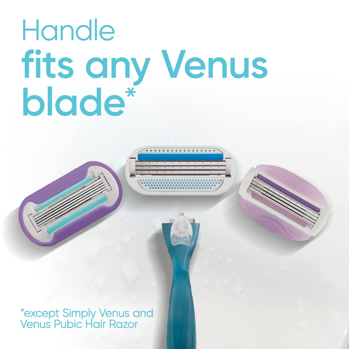 Gillette Venus Razors Women, Smooth Razors, 1 Handle + 6 Razor Blade Refills