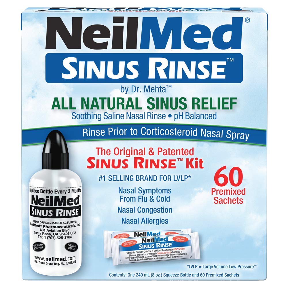 NeilMed Sinus Rinse, Premixed 50 Sachets NeilMed