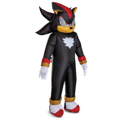 Déguisement gonflable adulte Sonic Shadow, tenue d'Halloween gonflable sous licence officielle pour adultes