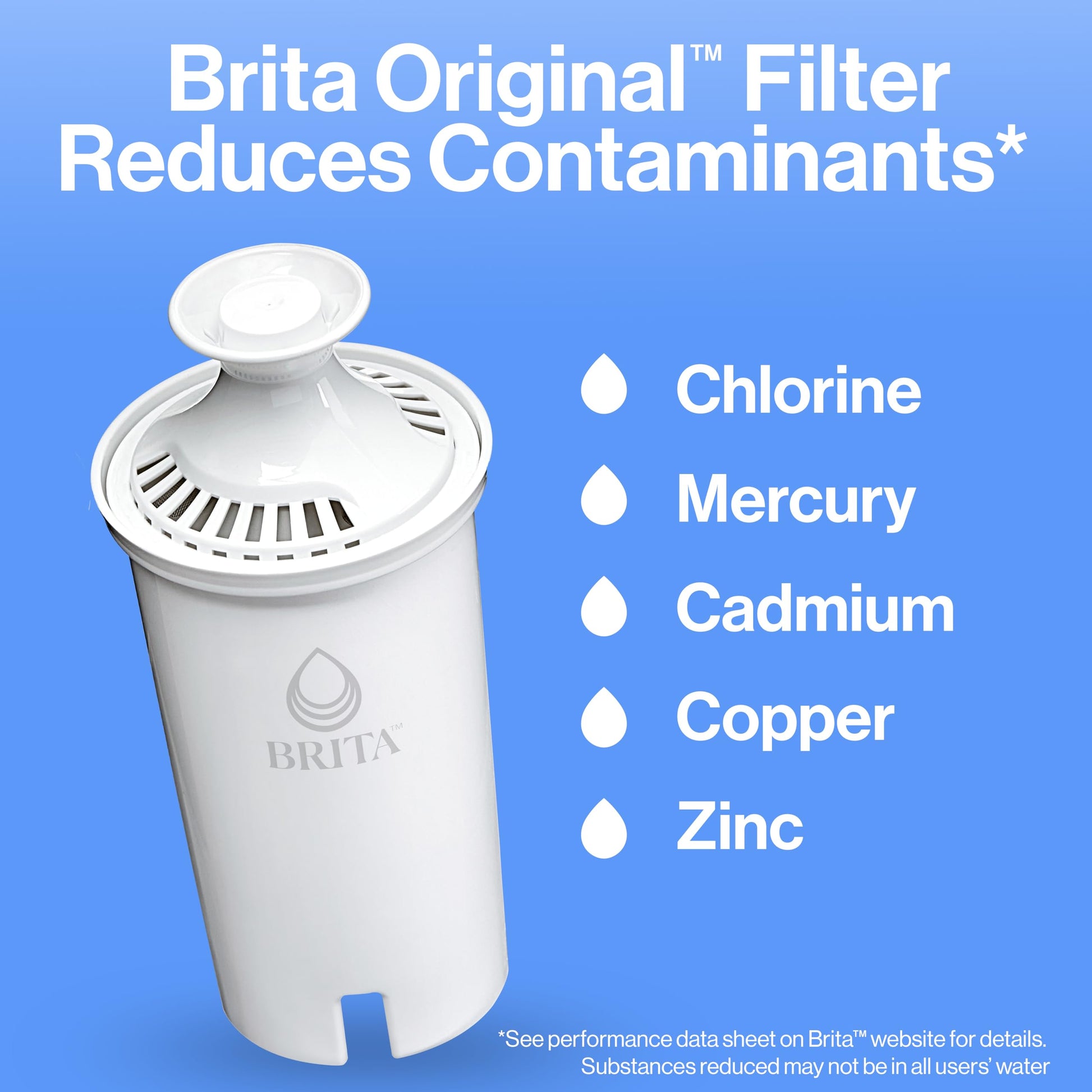 Brita 27 Cup Filter Dispenser, Reduces Chlorine taste and odour from Tap Water, Filters 151 Litres, UltraMax, Grey