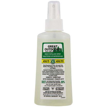Great Outdoors Insect Repellent 30% DEET Pump Spray, 150mL Great Outdoors